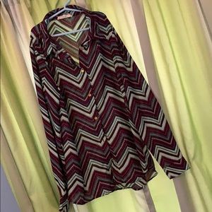 Sheet button down shirt